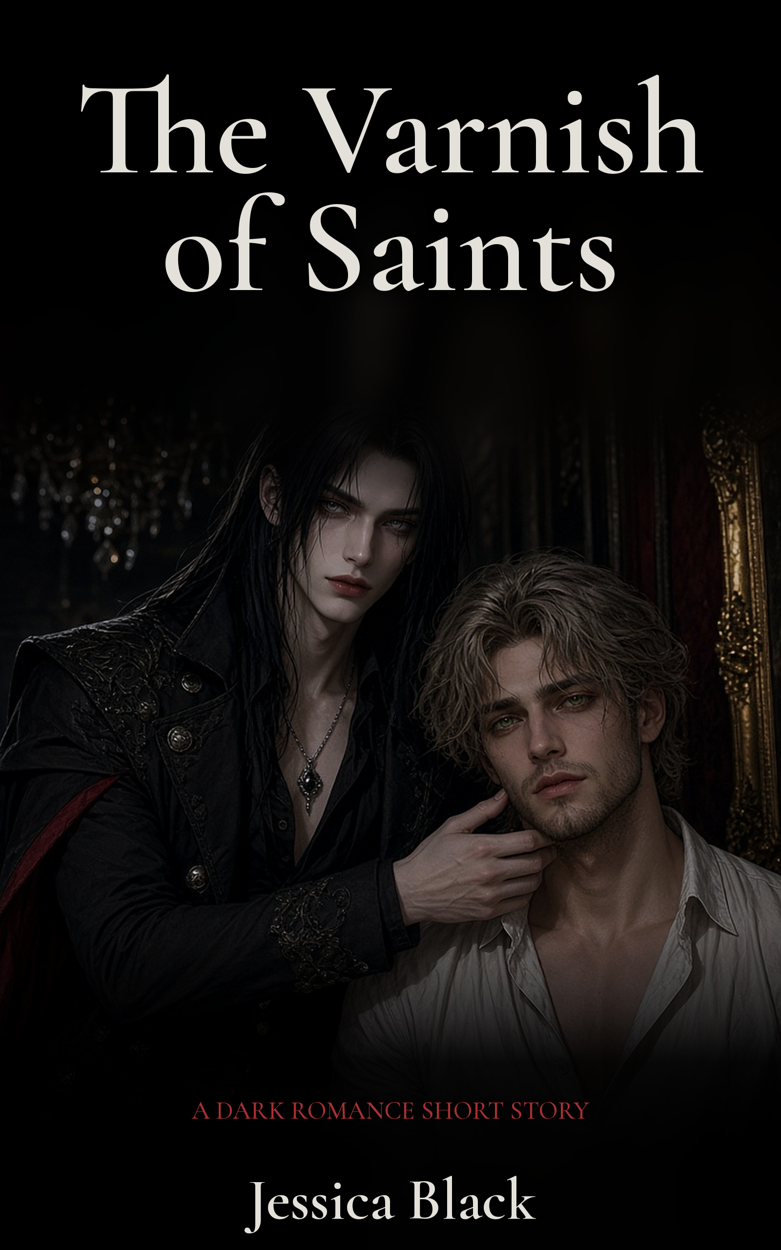 The Varnish of Saints by Jessica Black dark romance short story cover